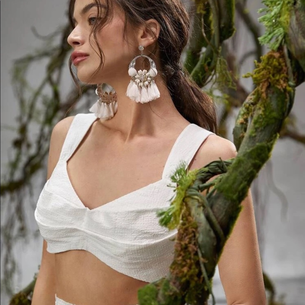 SHEIN white crop top size xs - Picture 6 of 14